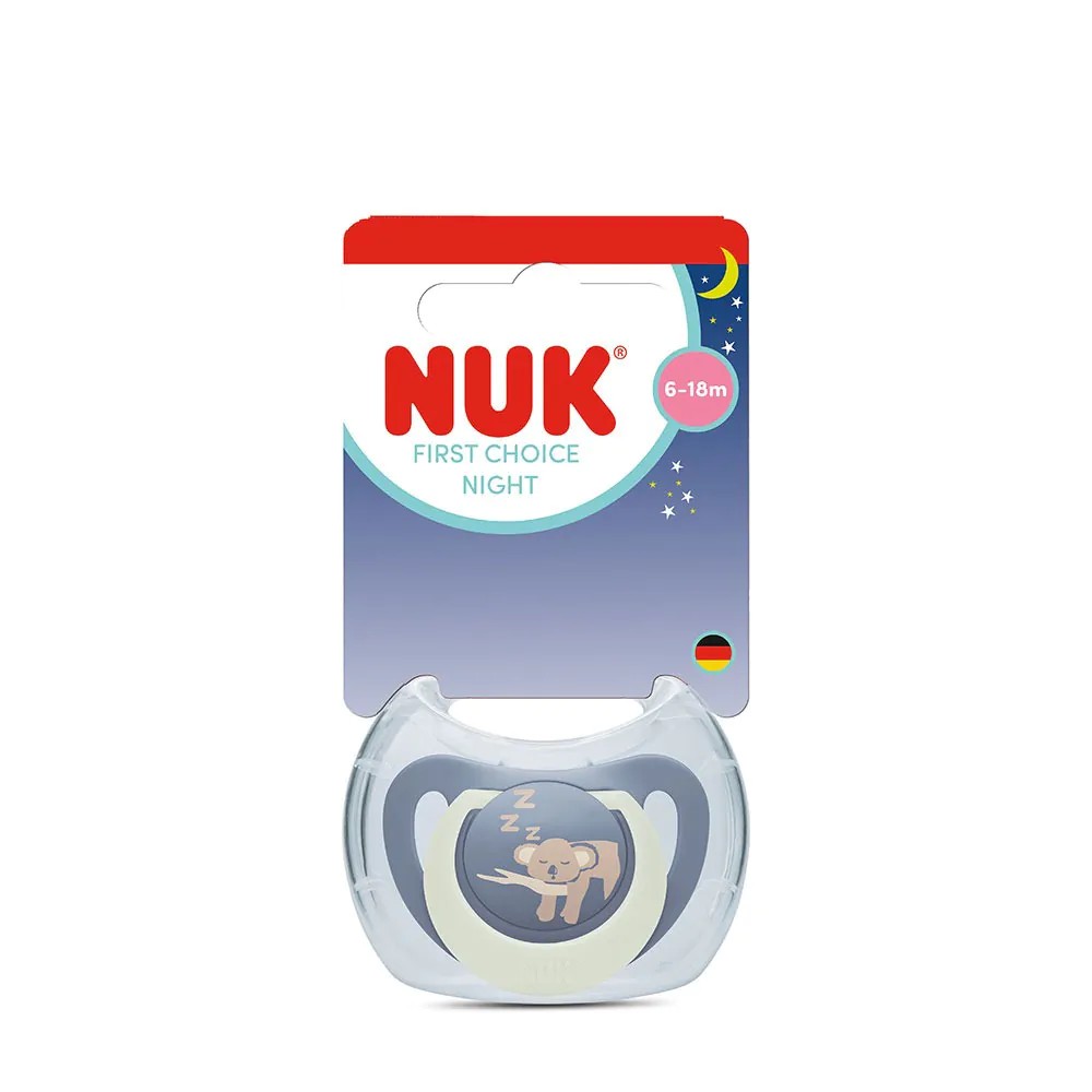Suzeta NUK First Choice Night Silicon Cutie Depozitare Koala 6-18 luni - poza 2