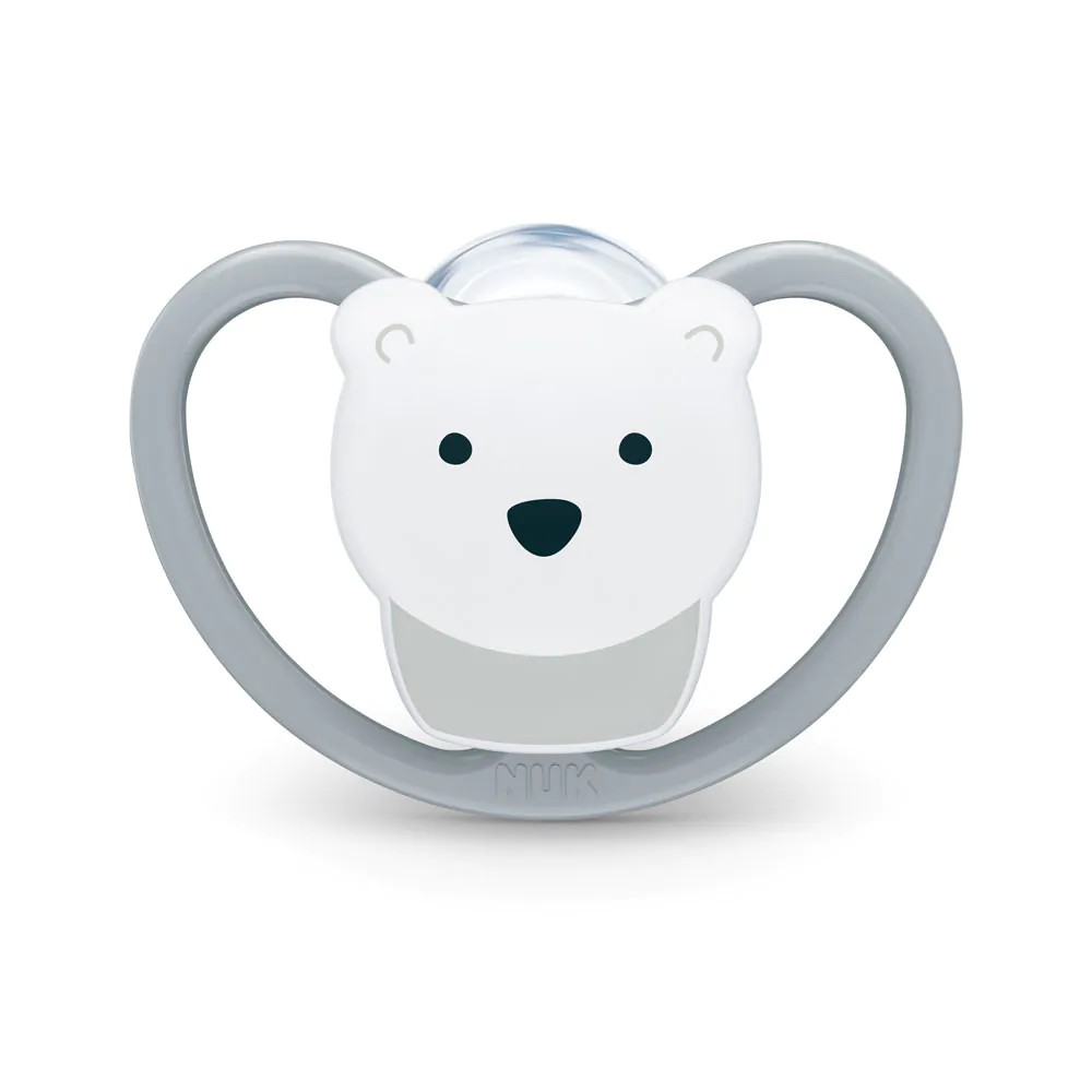 Suzeta NUK Perfect Match Air Silicon Cutie Depozitare Urs Polar 6-18 luni - poza 1