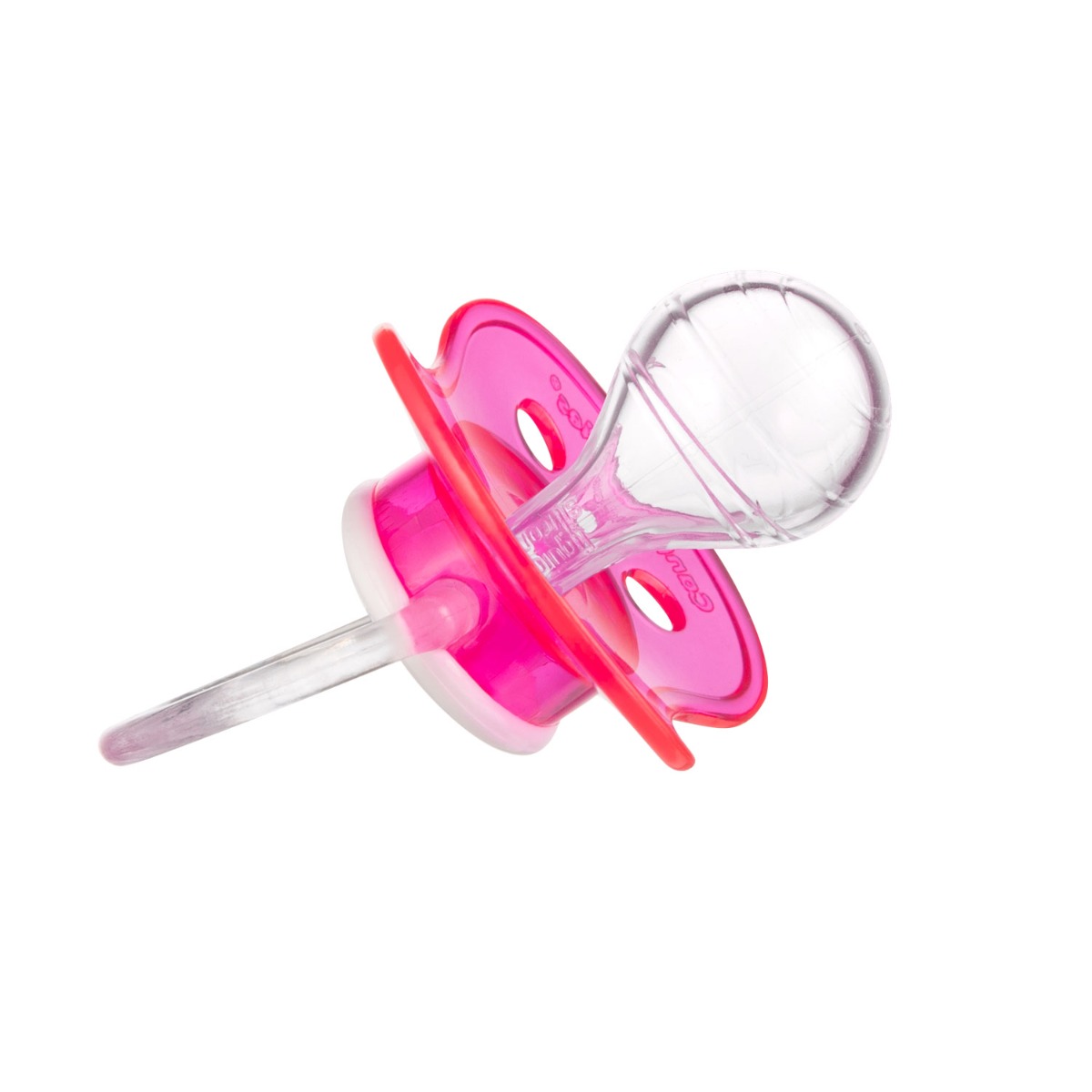 Suzeta silicon Canpol pink 0-6 luni - poza 2
