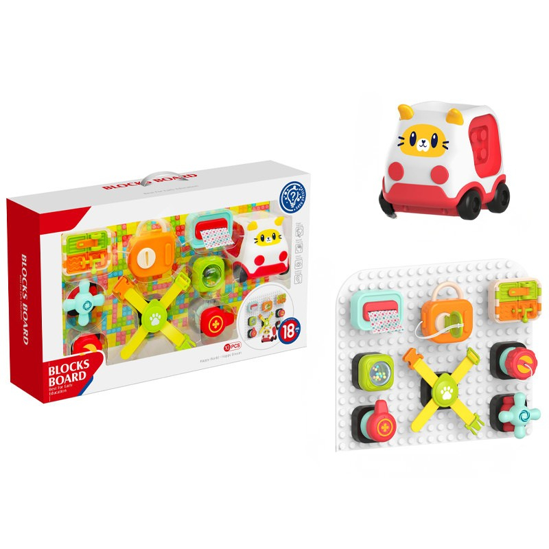 Tabla de joc interactiva pentru copii Baby Developer - activitati cu mecanisme