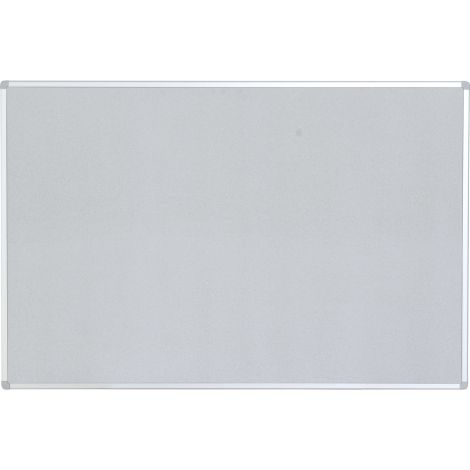 Tabla de pluta 100x200 cm, gri cu rama din aluminiu, avizier scoala, gradinita, birou