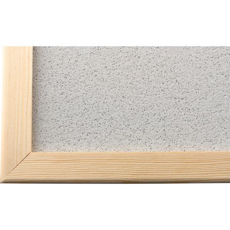 Tabla de pluta 100x200 cm, gri cu rama din lemn, avizier scoala, gradinita, birou - poza 2