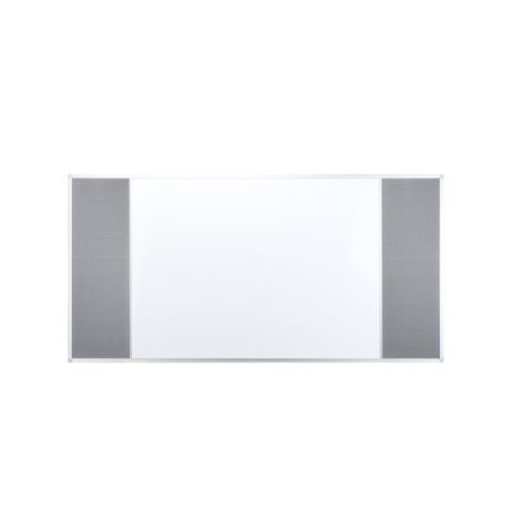Tabla de scris medie Combi - tabla alba magnetica cu laterale pentru fixare documente - poza 1