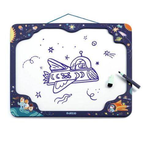Tabla decorativa de scris model Spatiu, Djeco - poza 1