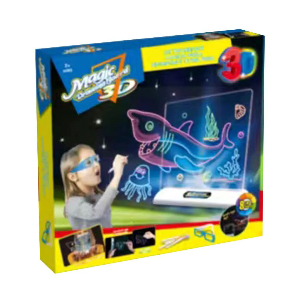 Tabla magica de desen Magic Board cu efect 3D Ocean - poza 2