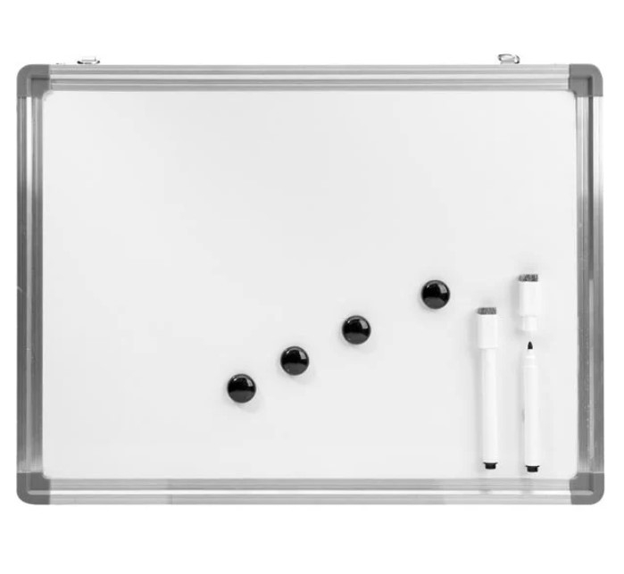 Tabla magnetica cu rama cu 2 markere si 4 butoni, 40x30 cm