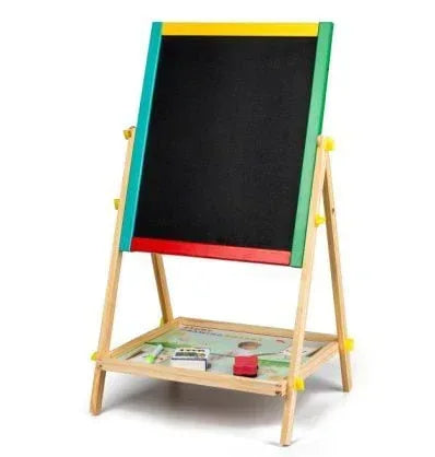Tablă multifuncțională dublă din lemn 33,9 × 63,5 cm – 2 fețe de utilizare - Default Title