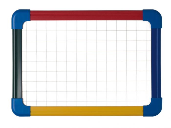 Tabla scolara cu 2 fete si rama color A3,42x29.7 cm