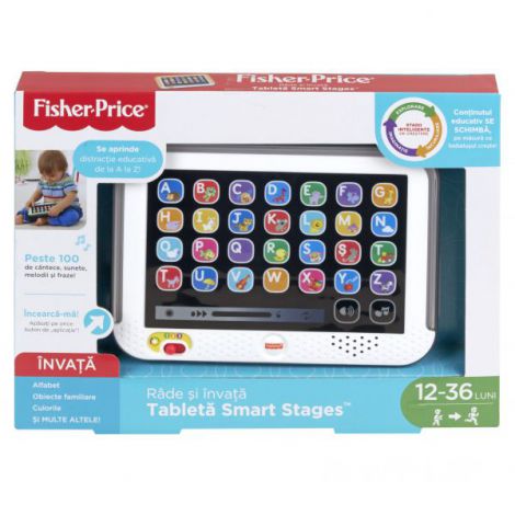 Tableta educativa in limba romana, +12 luni, Fisher Price, L&l - poza 1