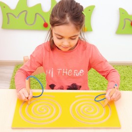 Tableta pentru exercitiul ambelor maini – labirint melc - poza 2