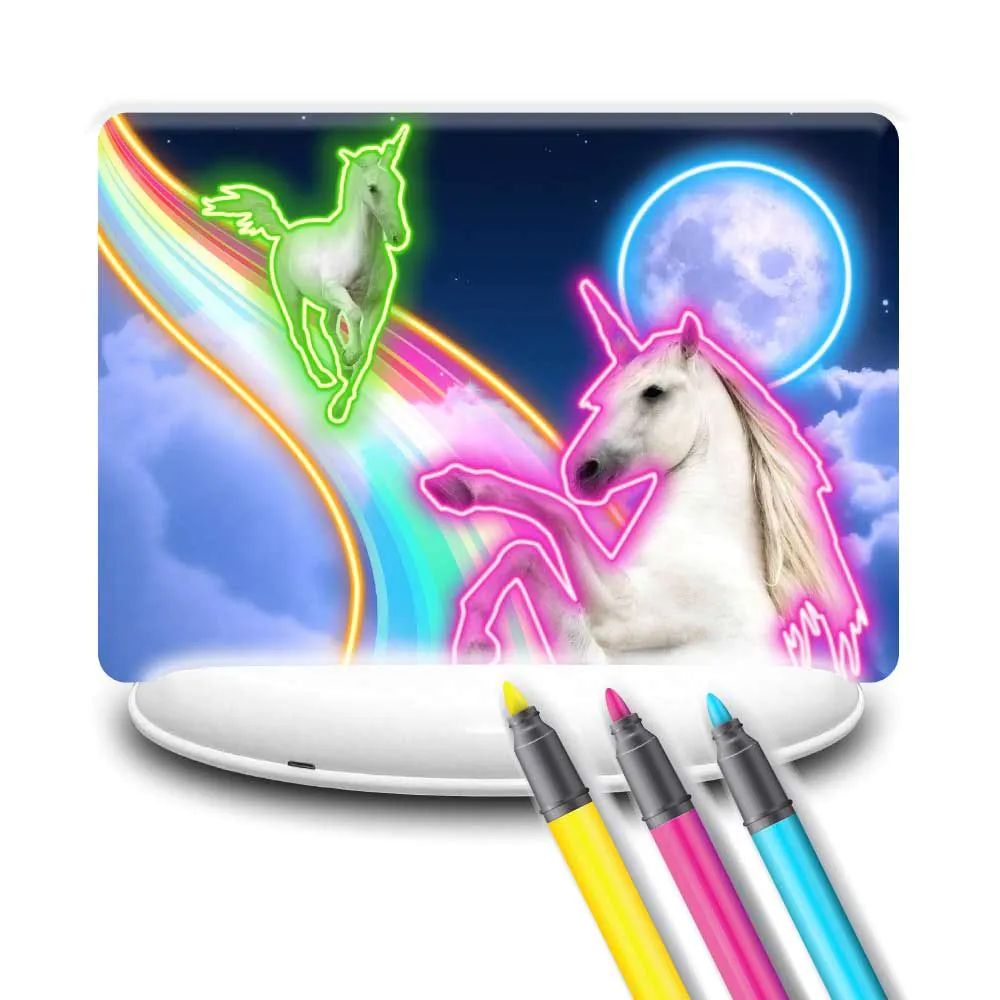 Tablita de desenat AM-AV iluminata cu desene 3D - poza 2