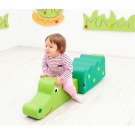 Taburet cu elemente senzoriale – Crocodil – Zoo - poza 5