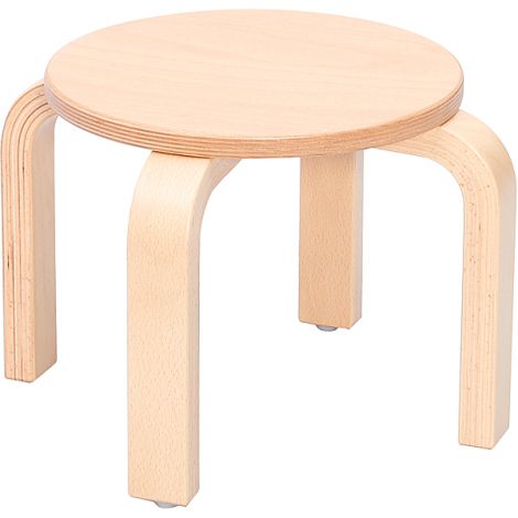 Taburet din placaj lacuit, antiderapant, stivuibil, masura 1, 26 cm - poza 1