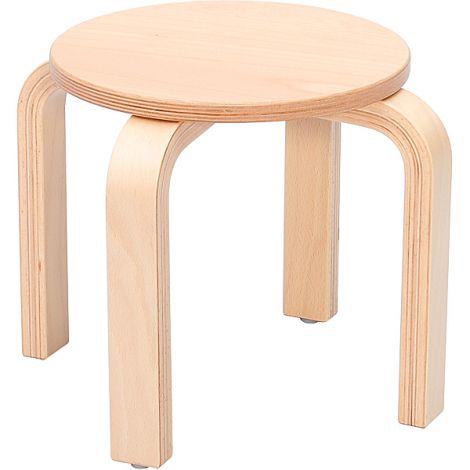 Taburet din placaj lacuit, antiderapant, stivuibil, masura 2, 30 cm - poza 1