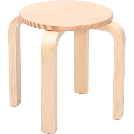 Taburet din placaj lacuit, antiderapant, stivuibil, masura 3, 34 cm - poza 1