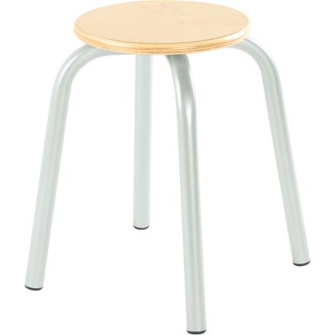 Taburet stivuibil Flexi marimea 6, fag, picioare metalice - poza 1