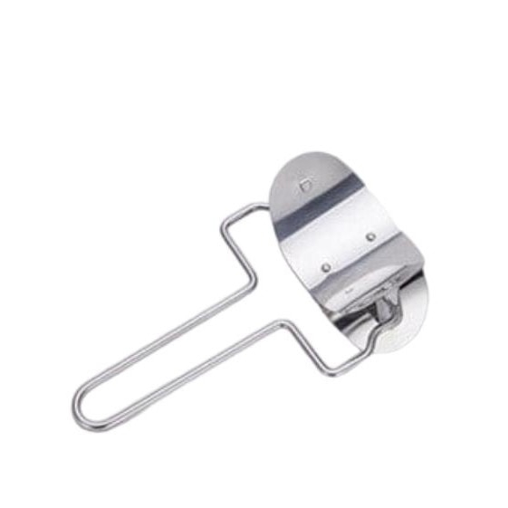 Taietor metalic aluat galuste,argintiu16.5x9.5 cm