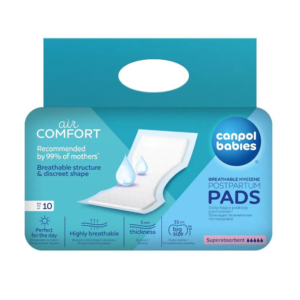 Tampoane igienice,superabsorbante, post-partum Canpol 10 bucati - poza 1