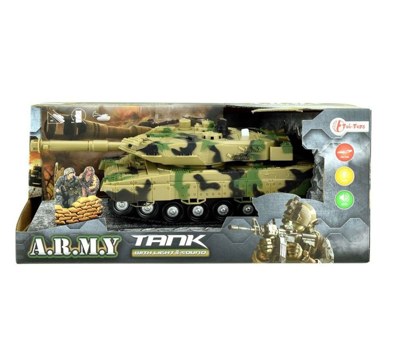 Tanc cu sunete si lumini Ttoys AlphaFox Maxi - poza 2