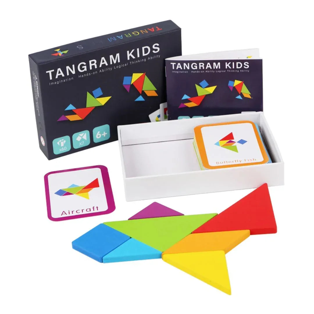 Tangram Kids - Joc de logică și creativitate, 3 ani+ - Default Title