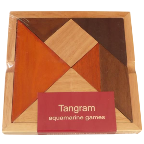 Tangram simplu din lemn XL - poza 1