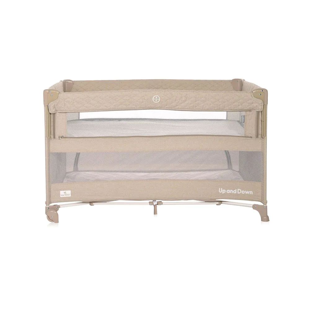 Tarc cu 2 niveluri Lorelli Up And Down 2023 Fog Beige Flying Friends - poza 4
