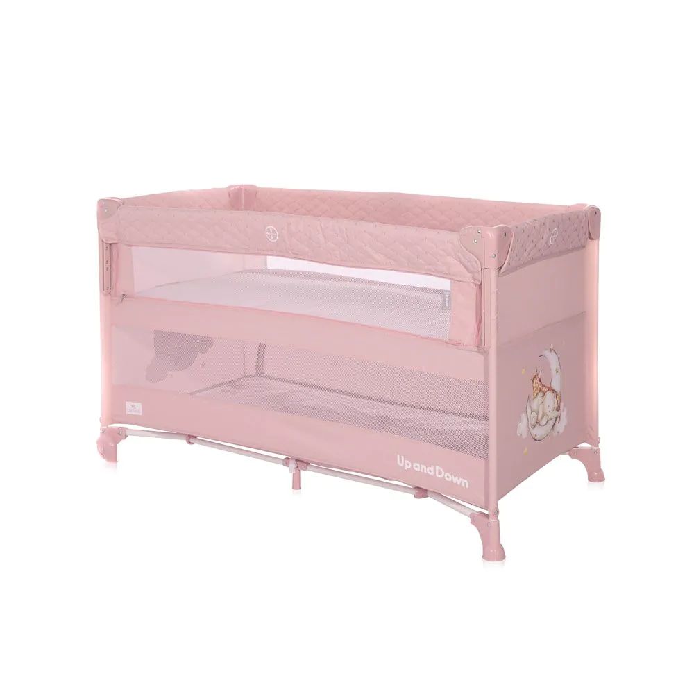 Tarc cu 2 niveluri Lorelli Up And Down 2023 Mellow Rose Sleeping Animals - poza 1