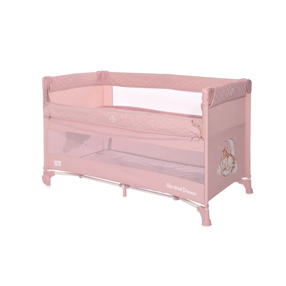Tarc cu 2 niveluri Lorelli Up And Down 2023 Mellow Rose Sleeping Animals - poza 4