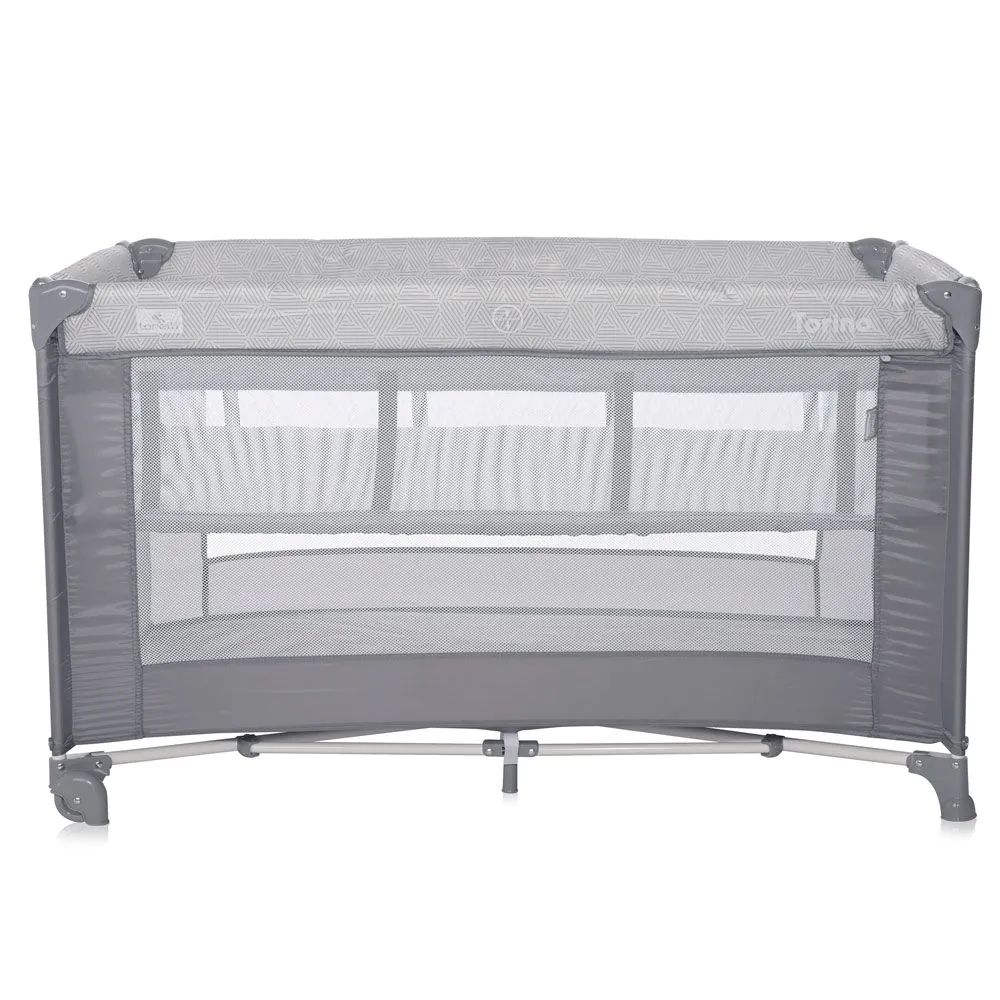 Tarc cu doua niveluri Lorelli Torino Grey Striped Elements - poza 2