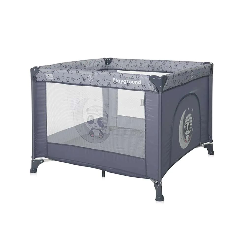 Tarc de joaca 100x100x70cm Lorelli Playground 2024 Gray Panda - poza 1