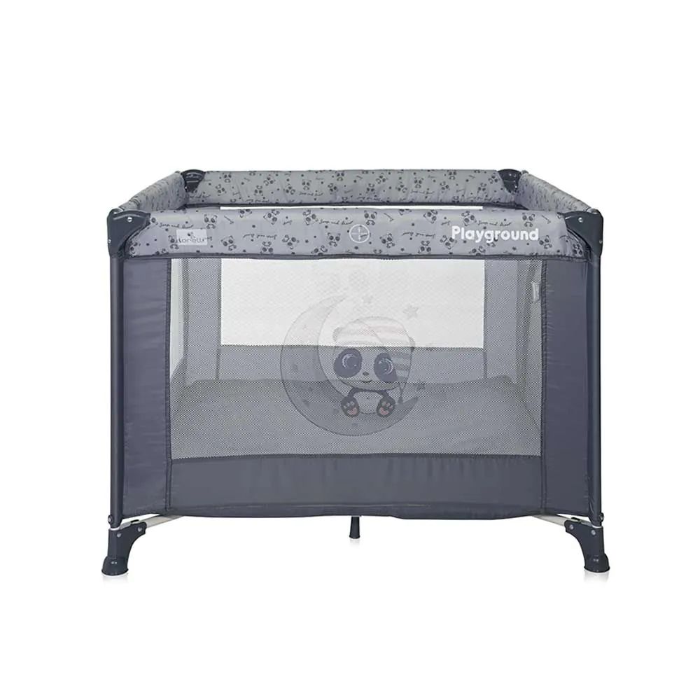 Tarc de joaca 100x100x70cm Lorelli Playground 2024 Gray Panda - poza 2
