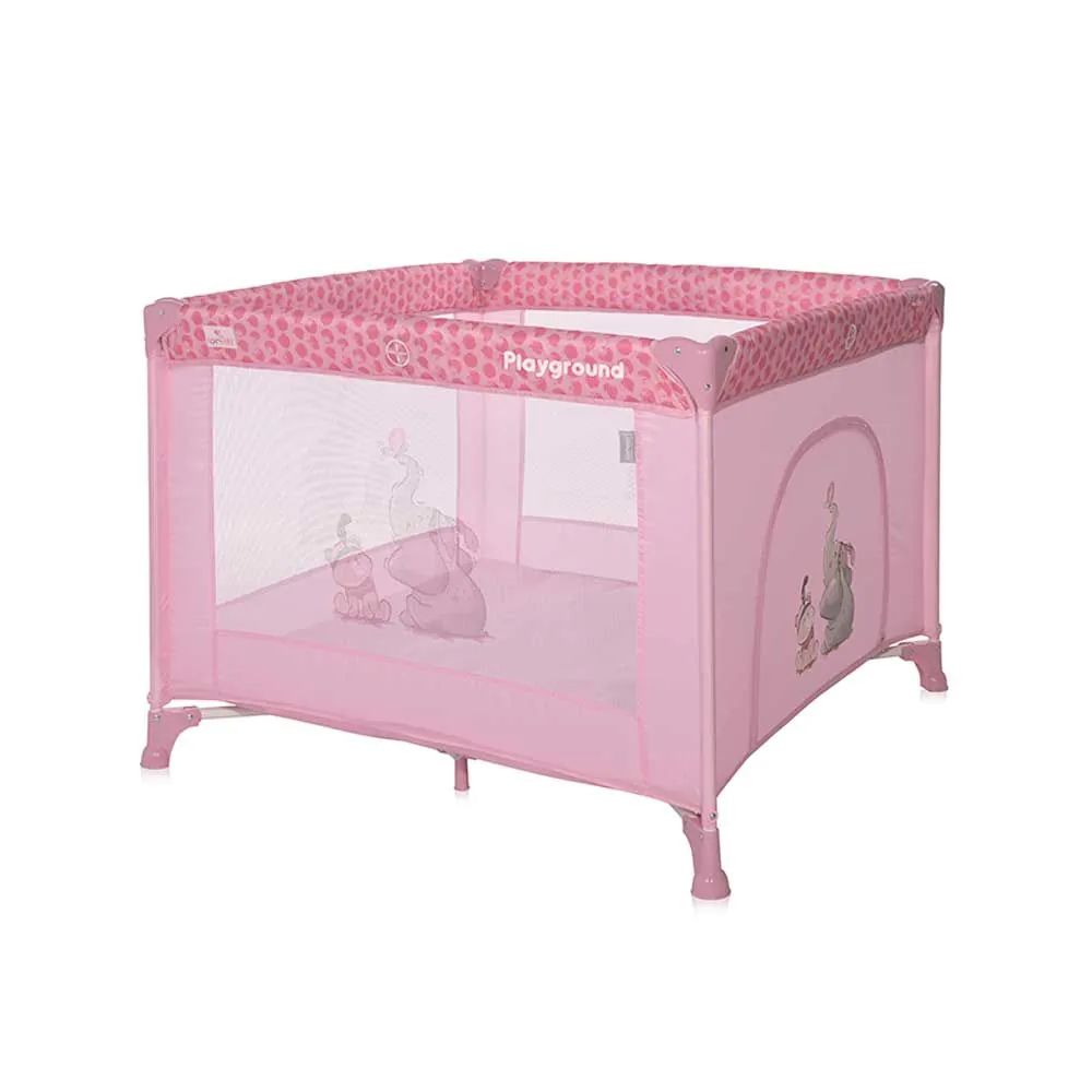 Tarc de joaca 100x100x70cm Lorelli Playground 2024 Mellow Rose Fellows - poza 1