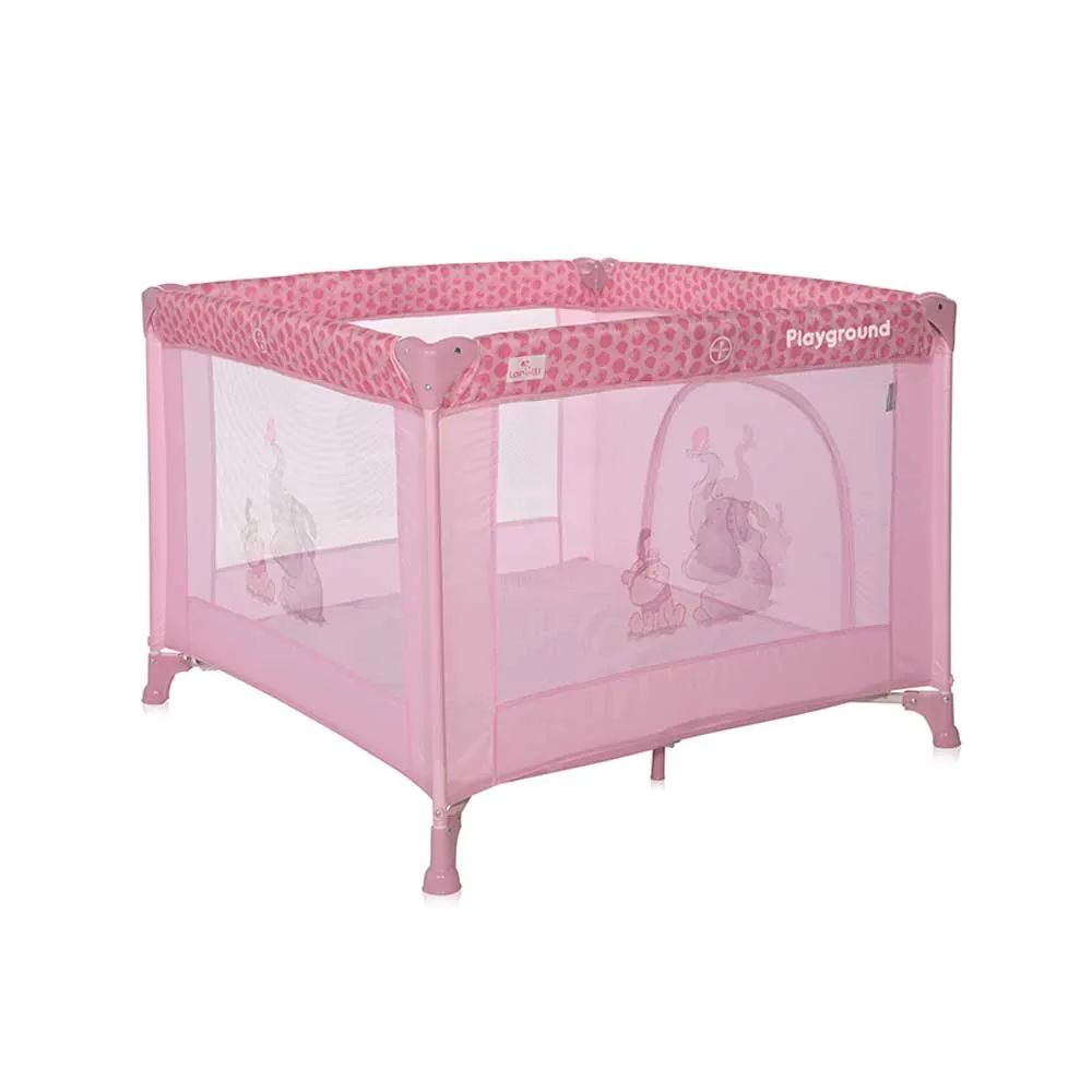 Tarc de joaca 100x100x70cm Lorelli Playground 2024 Mellow Rose Fellows - poza 3