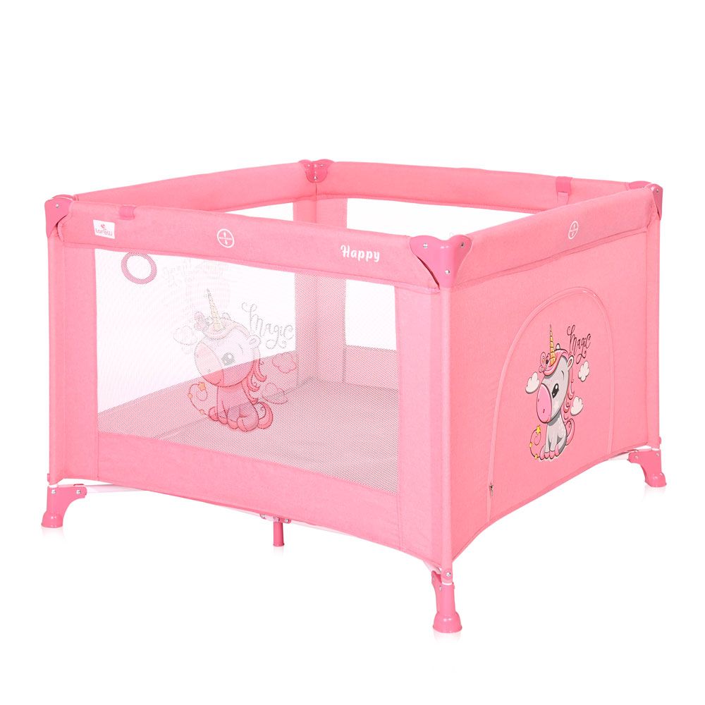 Tarc de joaca Lorelli Game Zone 100x100 cm Rose Velvet Unicorn - poza 1