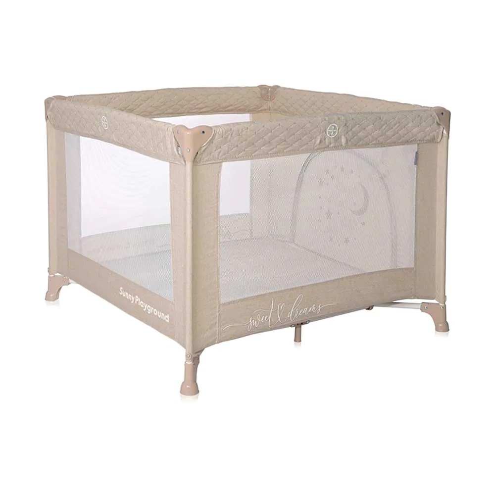 Tarc de joaca Lorelli Sunny 2024 100x100x74 cm Fog Beige Star