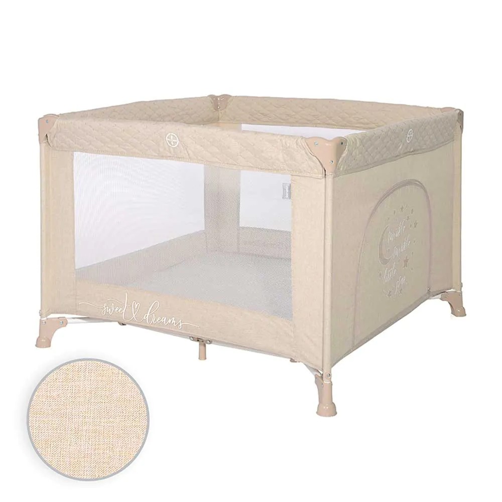 Tarc de joaca Lorelli Sunny 2024 100x100x74 cm Fog Beige Star - poza 2