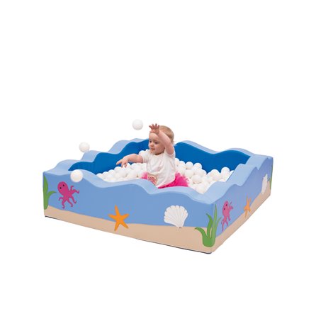 Tarc de joaca Ocean, 124x124x35 cm, cu certificat Oeko-Tex, cresa si gradinita - poza 3