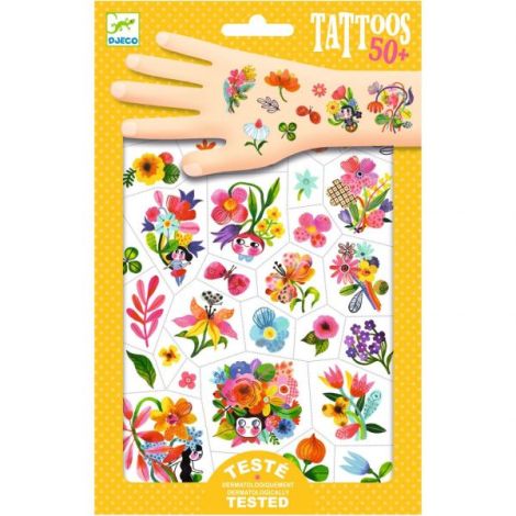 Tatuaje Flori colorate, Djeco - poza 1