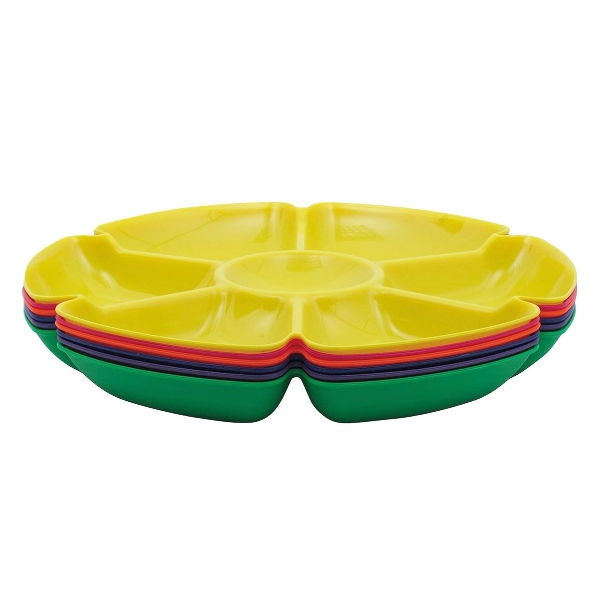 Tavi mari pentru sortare in forma de floare, 6 buc., Tickit