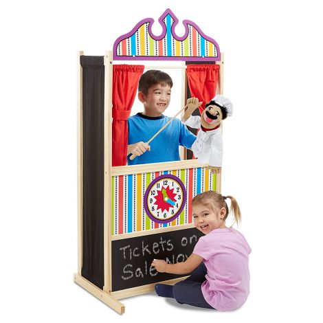 Teatru de papusi din lemn Deluxe Melissa and Doug 2530 - poza 1