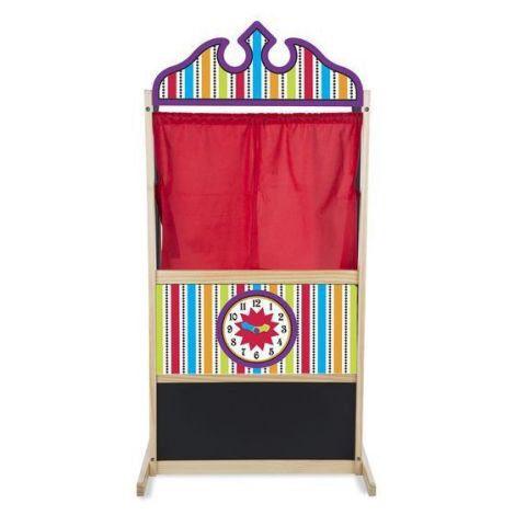 Teatru de papusi din lemn Deluxe Melissa and Doug 2530 - poza 3