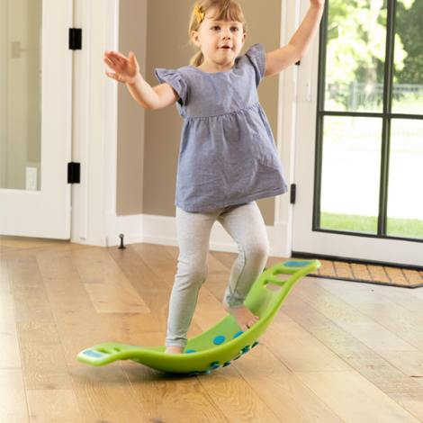 Teeter Popper , Jucarie de echilibru si distractie, verde - poza 2