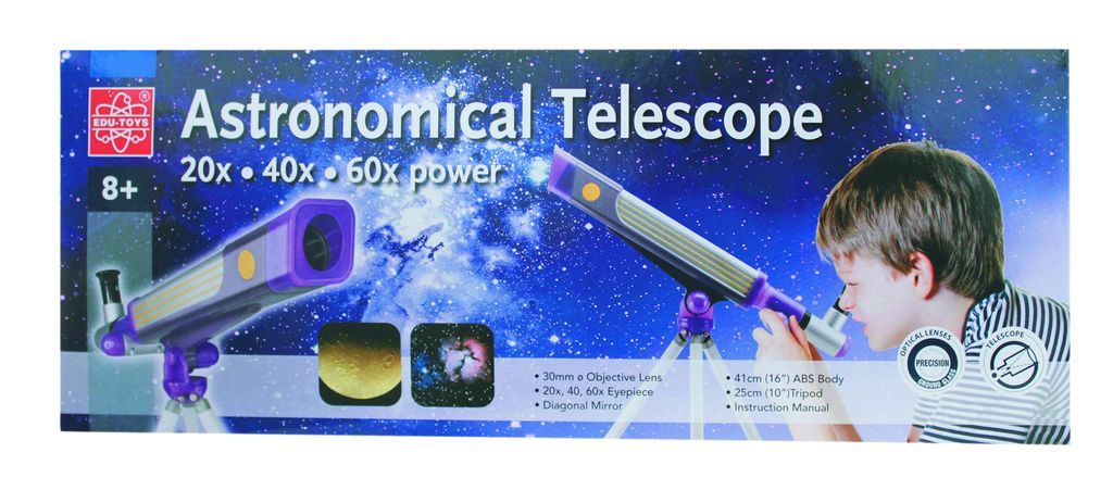 Telescop astronomic cu trepied Edu Toys 30 mm - poza 2