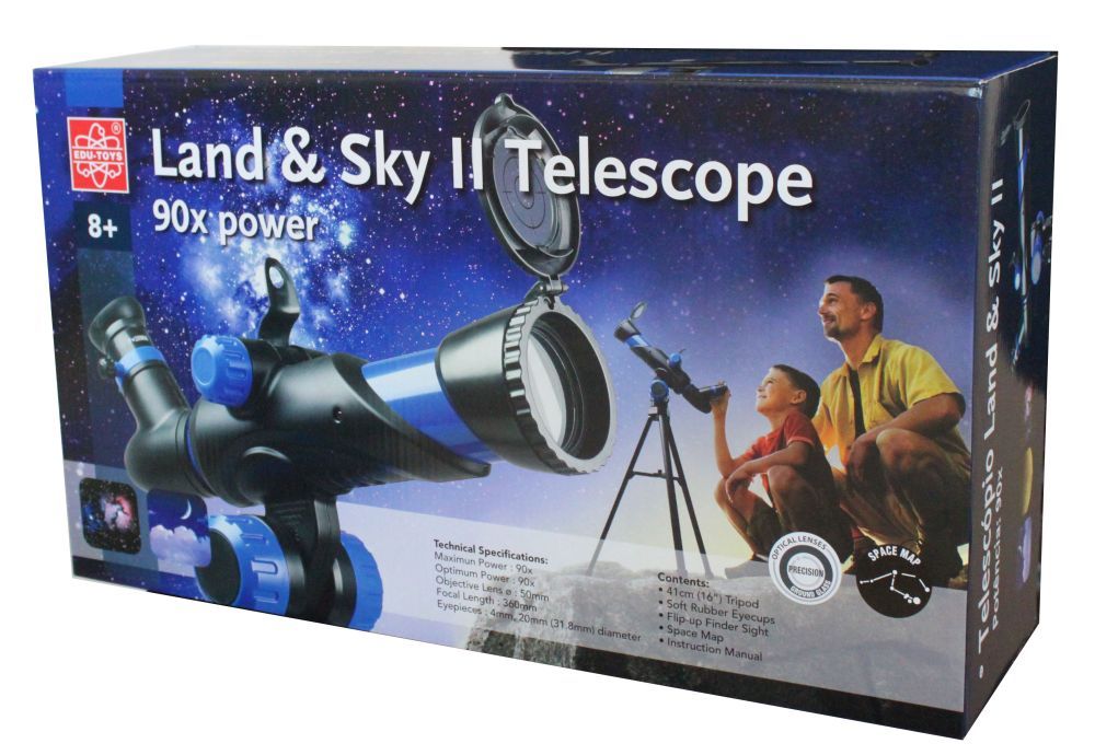Telescop cu trepied Edu Toys Land and Sky II - poza 2