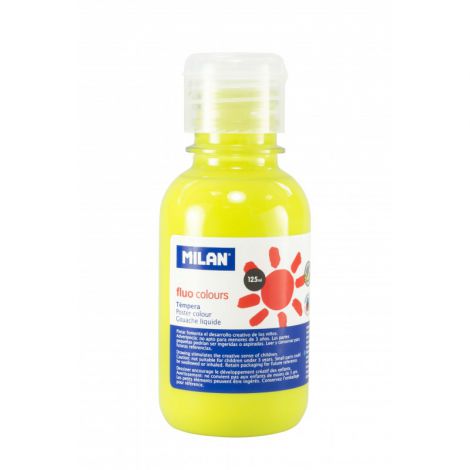 Tempera 125 ml galben fluorescent