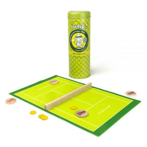 Tenis, joc cu nasturi din lemn, JUMP, Milaniwood - poza 1
