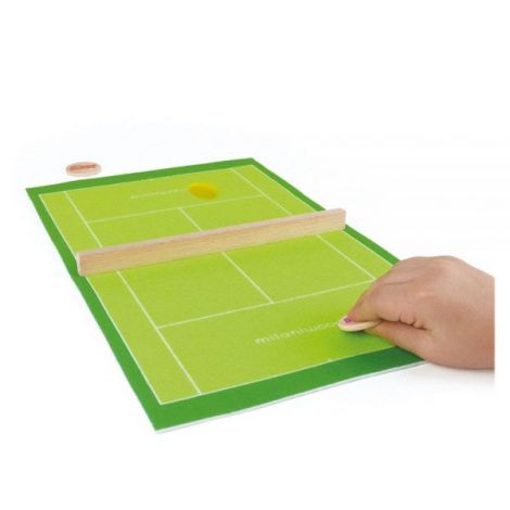 Tenis, joc cu nasturi din lemn, JUMP, Milaniwood - poza 2