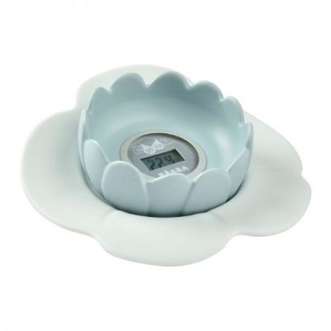 Termometru digital de camera si baie Beaba Lotus Green Blue - poza 2