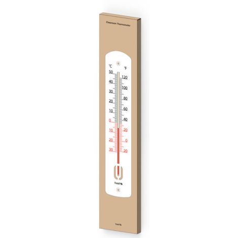 Termometru mare interior-exterior, pentru gradinita si scoala - poza 2