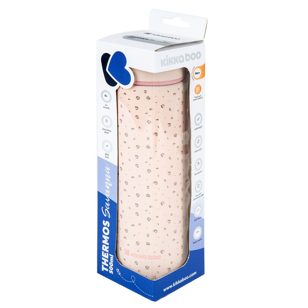 Termos Kikka Boo Savanna 500 ml roz - poza 4